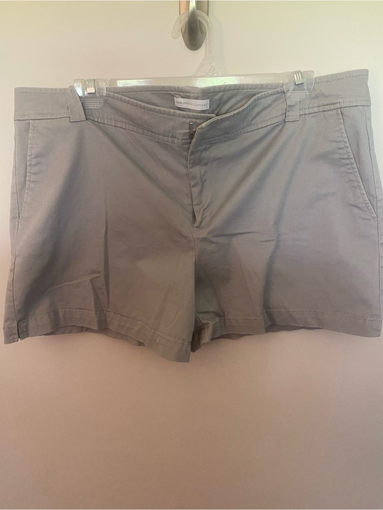 New York & Company Pants - New York & Company Gray Women's Chino Bermuda Shorts